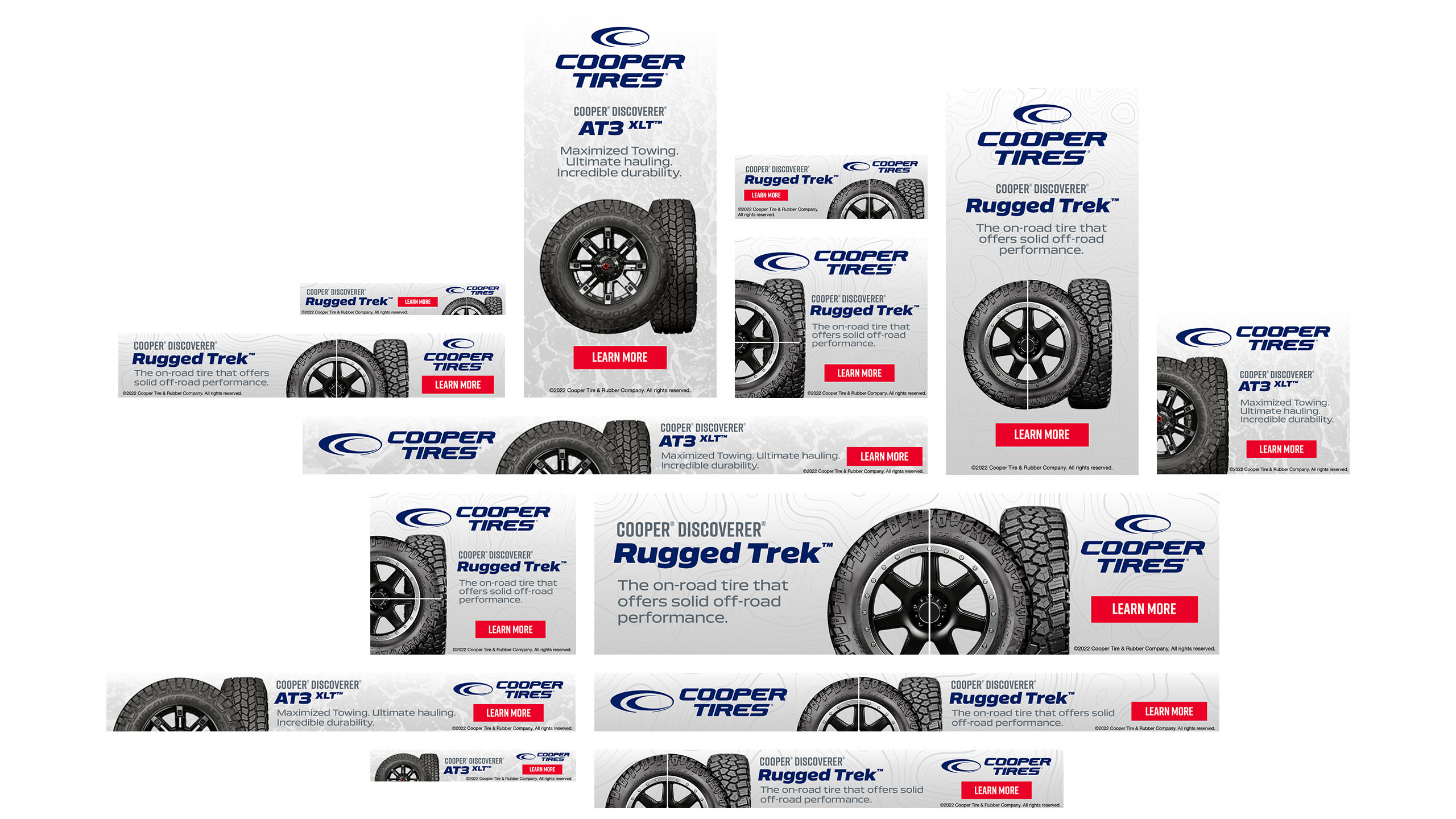 Cooper Tires Display Ads